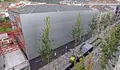 As obras na Praza de Abastos deixan aos comerciantes na rúa